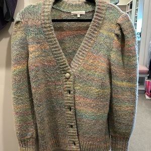 Love shack fancy size xs puff sleeve cardigan